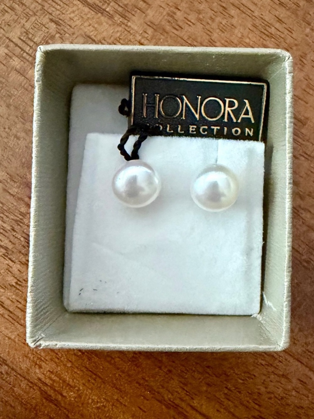 Honora Pearl Stud Earrings 925 sterling silver NEW